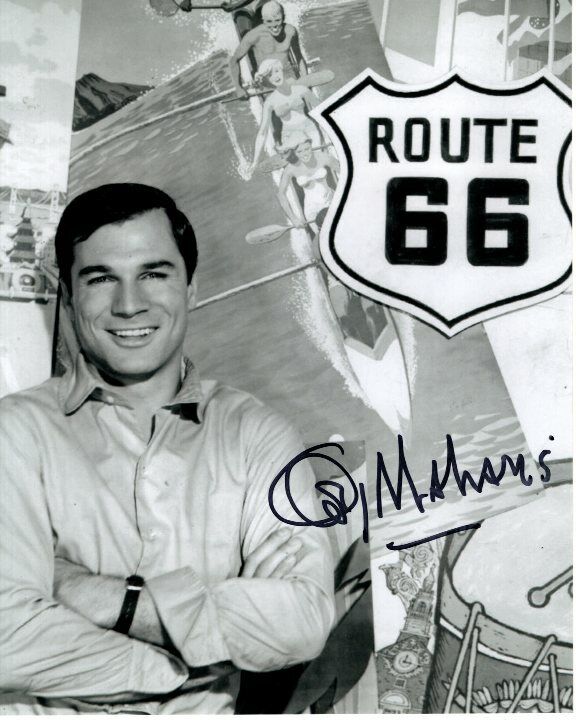 GEORGE MAHARIS signed autographed ROUTE 66 BUZ MURDOCK 8x10 Photo Poster painting