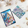 (US Local)Christmas Bear A5 Size Diamond Painting Notebook Set with 4Pcs Bookmark Gift