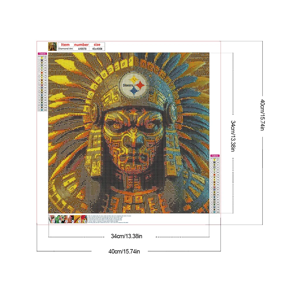 Diamond Painting - Full Round Drill - Pittsburgh Steelers(Canvas|40*40cm)