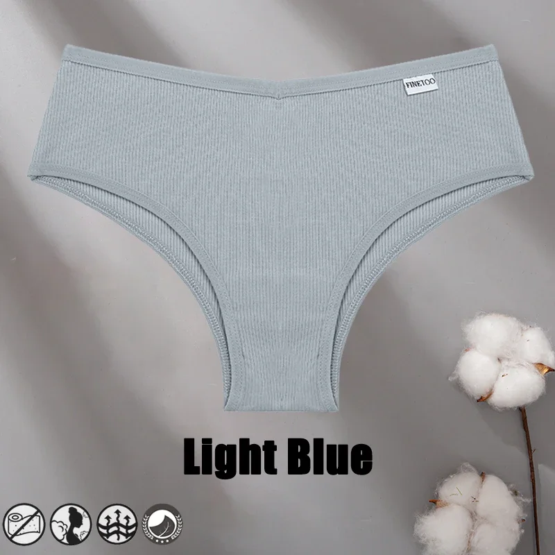 Billionm V Waist Cotton Panties for Women Underwear Sexy Briefs Solid Color M-3XL Plus Size Panty Female Soft Intimates Lingere