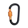 8cm Aluminum Carabiner D-Ring Key Chain Clip Camping Keyring Snap Hook Outdoor Travel Kit