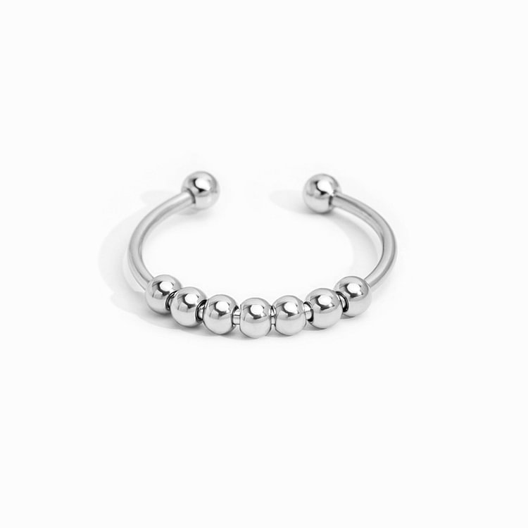 For Daughter - S925 I Will Love & Protect You from Anything You Fear Fidget Ring