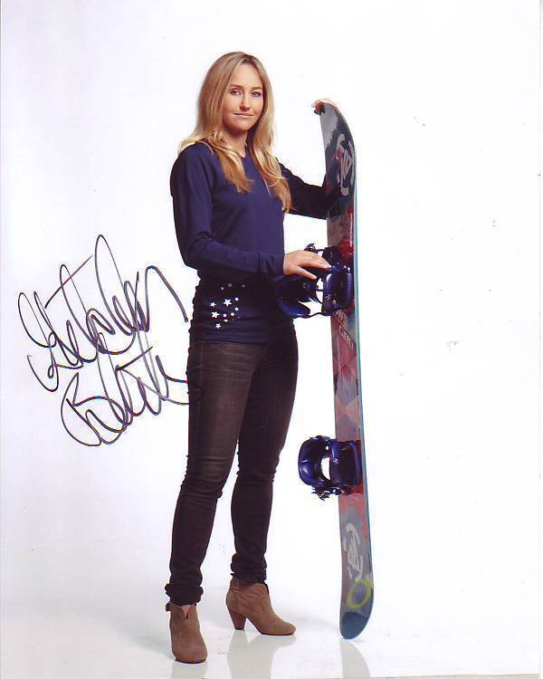 GRETCHEN BLEILER signed autographed Photo Poster painting OLYMPIC SNOWBOARDER