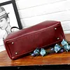 Ladies retro four-piece large-capacity Picture-mother bag, solid color handbag, one-shoulder diagonal bag