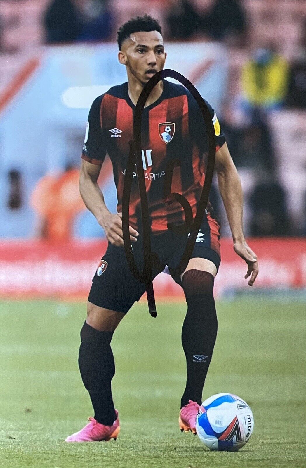 Lloyd Kelly Genuine Hand Signed AFC Bournemouth 6X4 Photo Poster painting