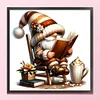 Cross Stitch - 11CT Full Eco-cotton Thread Coffee Gnome(40*40 CM)