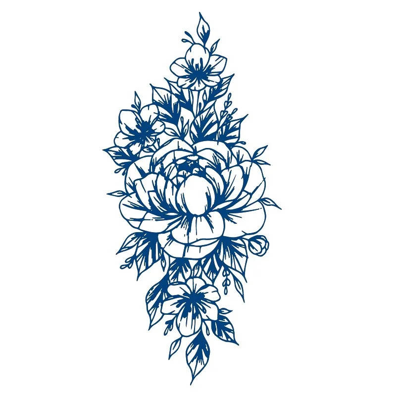 GH1-50 Herbal Juice Tattoo Sticker Semi-permanent Men and Women Long-lasting Waterproof Sweat Plant Juice Tattoo Sticker