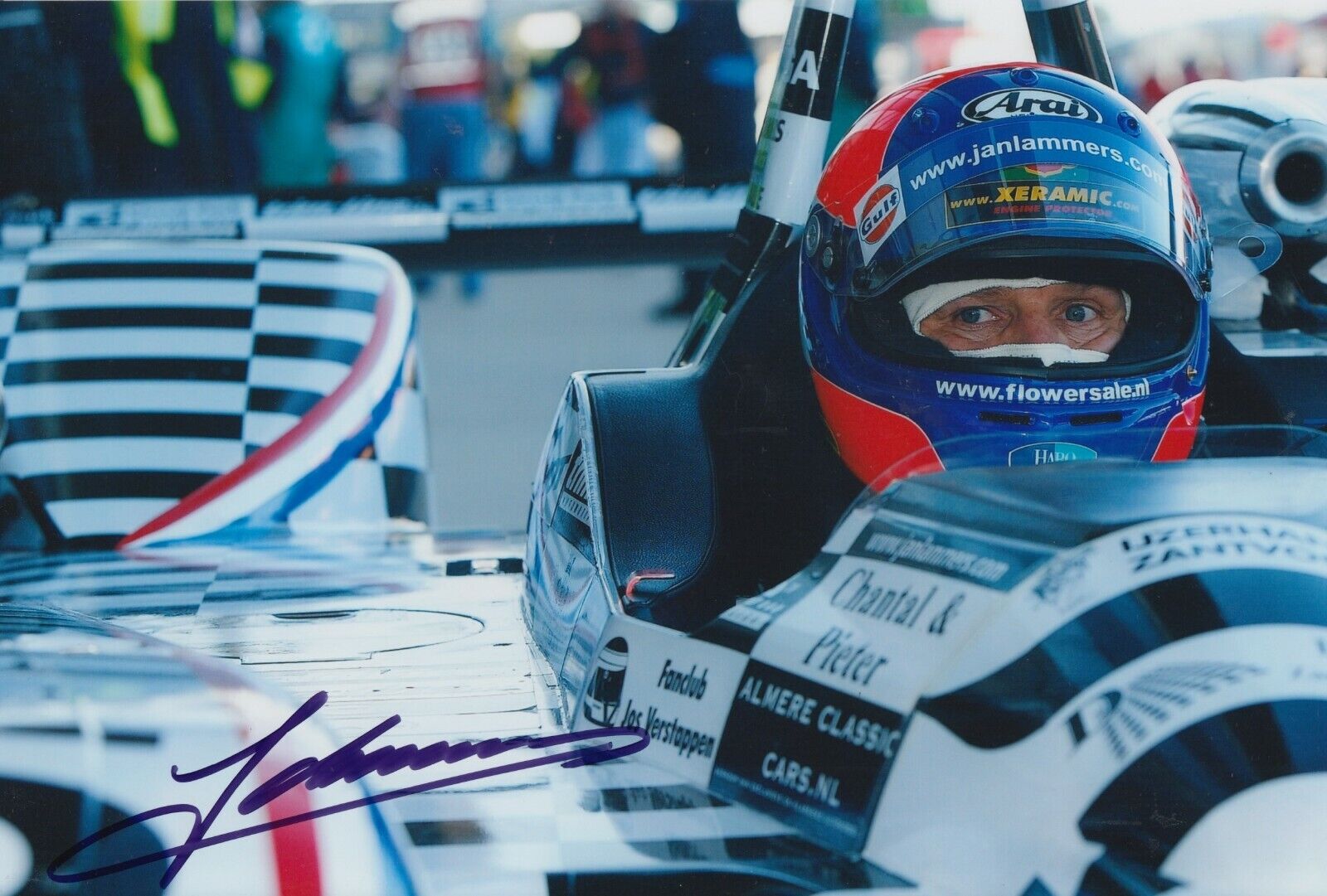 Jan Lammers Hand Signed 12x8 Photo Poster painting - Le Mans Autograph 10.