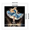 (Counted/Stamped)Ballet Alice Silhouette-11CT Cross Stitch 40*40cm