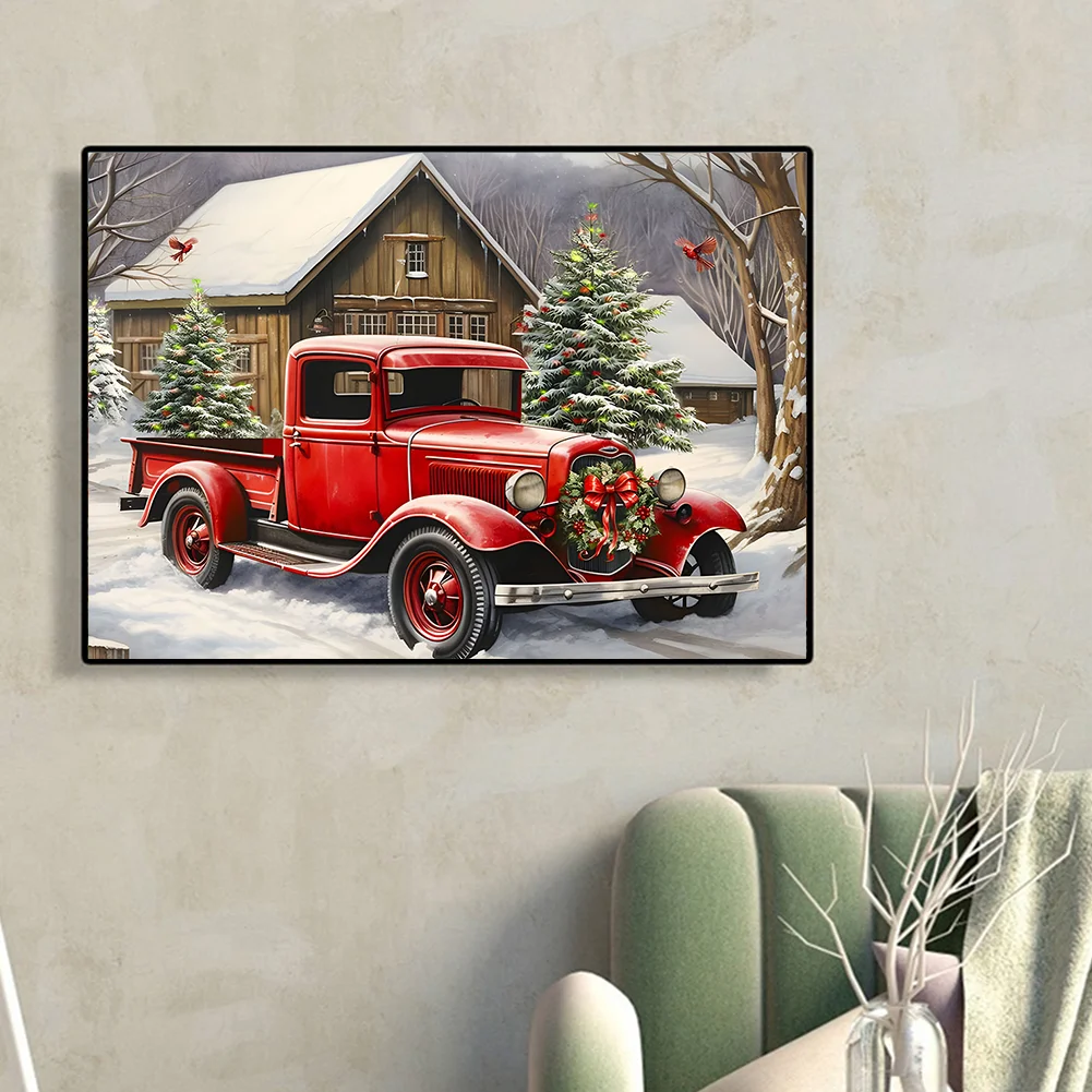Diamond Painting - Full Round Drill - Car(Canvas|40*30cm)