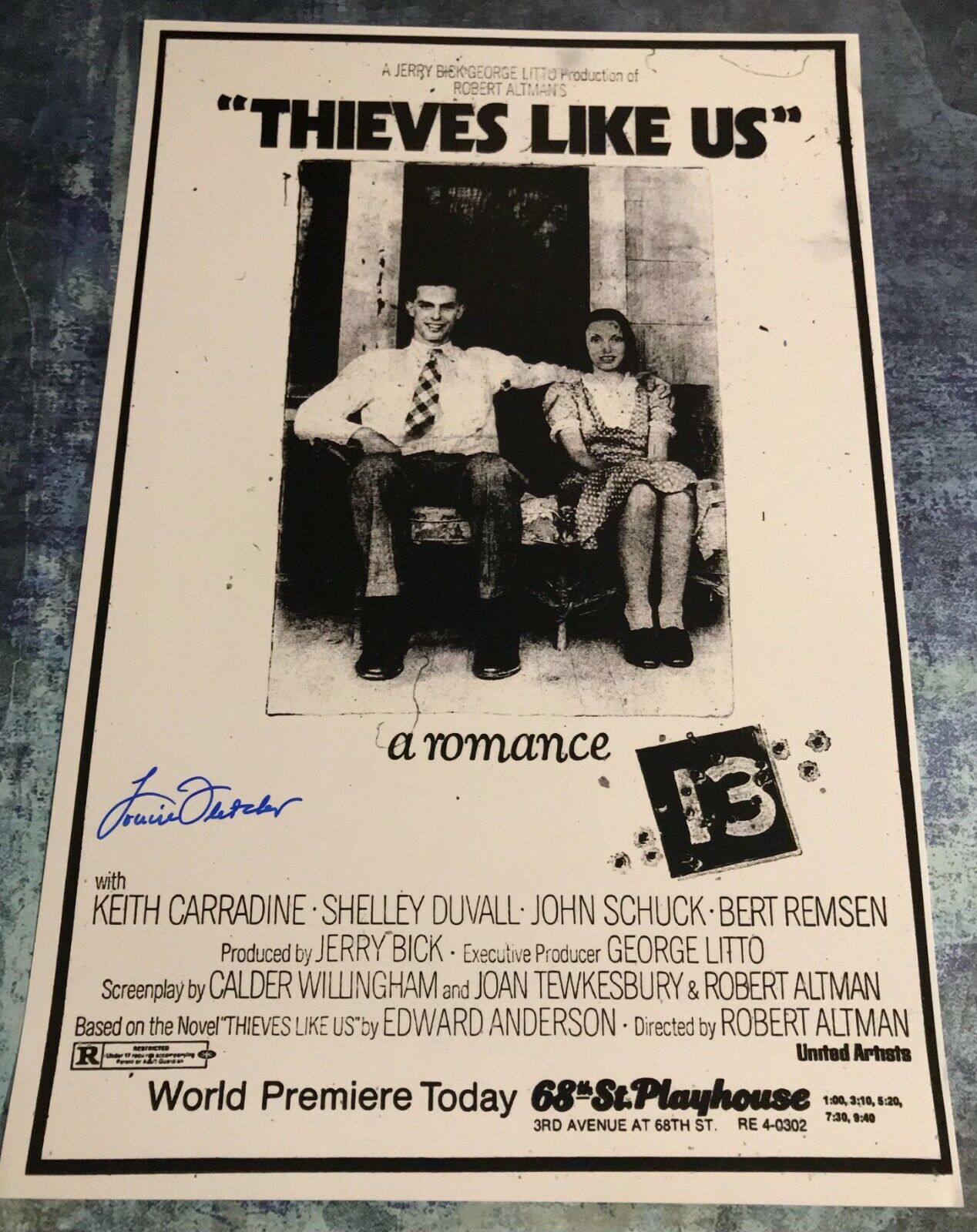 GFA Thieves Like Us Movie * LOUISE FLETCHER * Signed 12x18 Photo Poster painting L5 COA