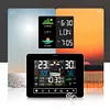 Wireless Weather Station with Humidity Atomic Clock Air Pressure for Patio House