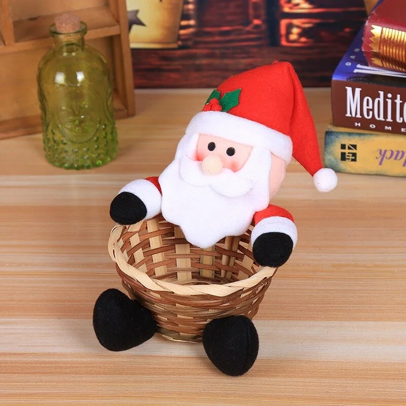 Christmas Candy Storage Basket Decoration