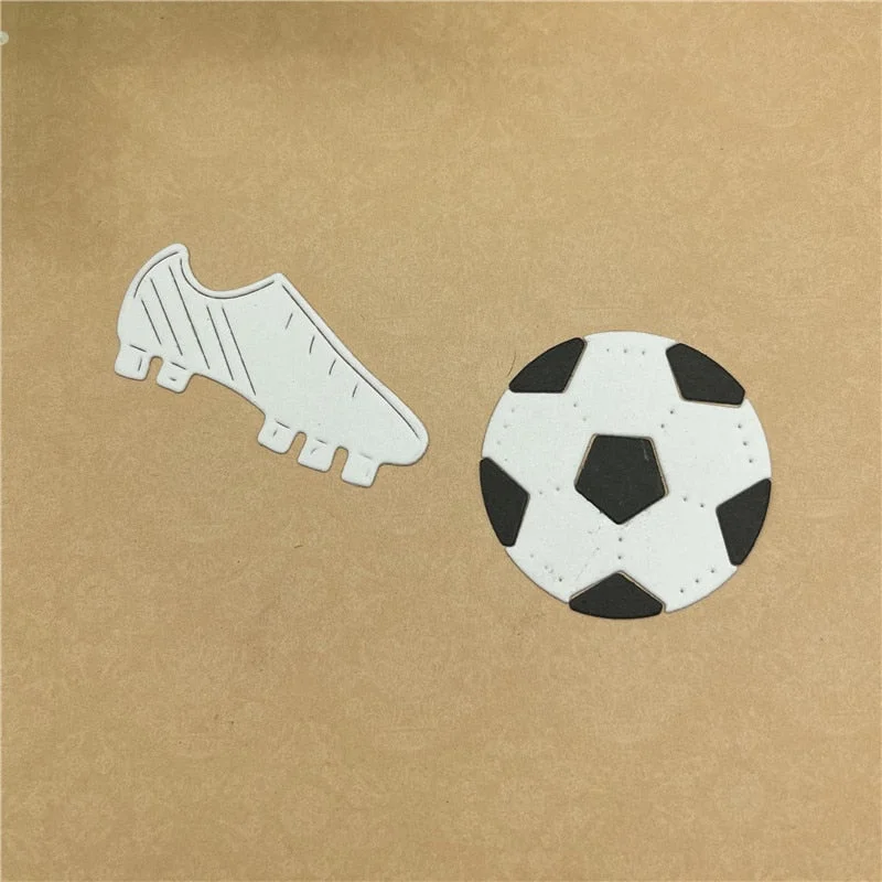 3D Shoes football  Metal Cutting Dies Stencils For DIY Scrapbooking Decorative Embossing Handcraft Die Cutting Template