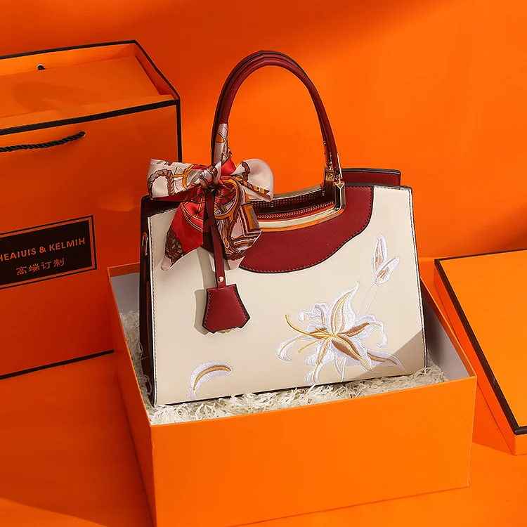 Chinese Embroidered Handbag Shoulder Crossbody Bag