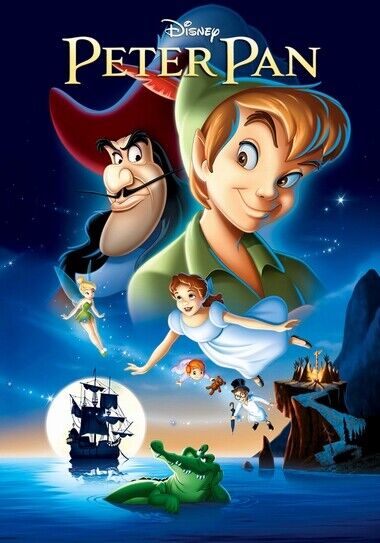 PETER PAN POSTER - WALT DISNEY MOVIE - Photo Poster painting QUALITY INSERT -  POST!