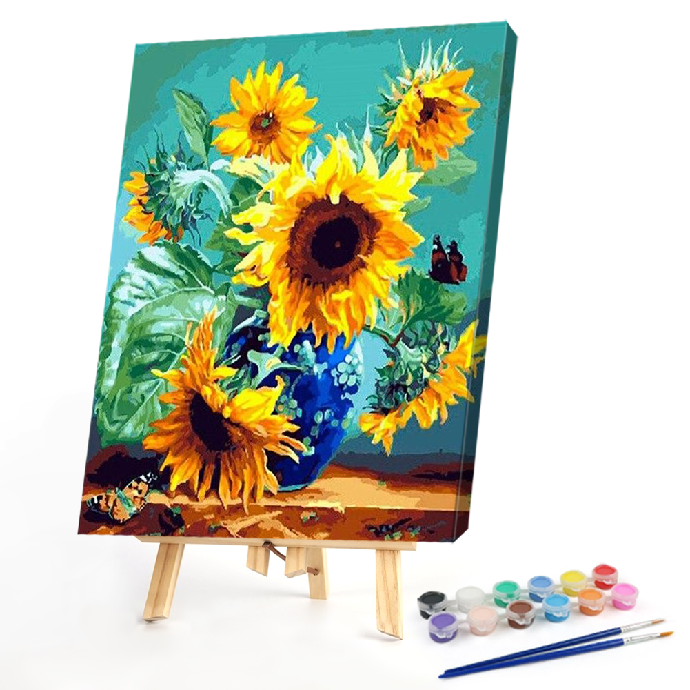 

40*50CM - Paint By Numbers - Sunflower, 501 Original