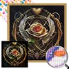 uk.everydayedeals Diamond Painting - Round AB Drills - Rose Love(45*45cm)