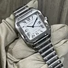Santos de Cartier WSSA0029 stainless steel white MEDIUM complete