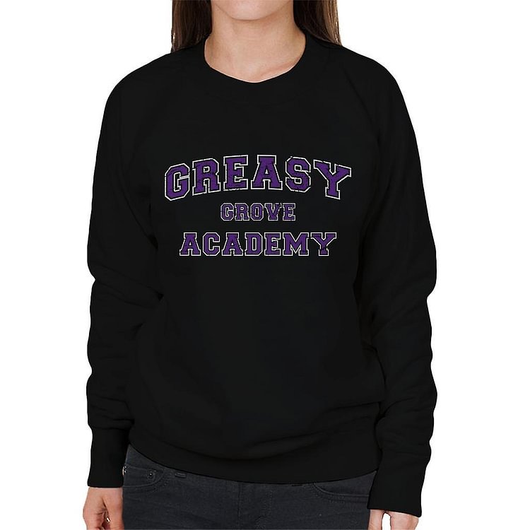 Fortnite Greasy Grove Academy Varsity Text Women's Sweatshirt