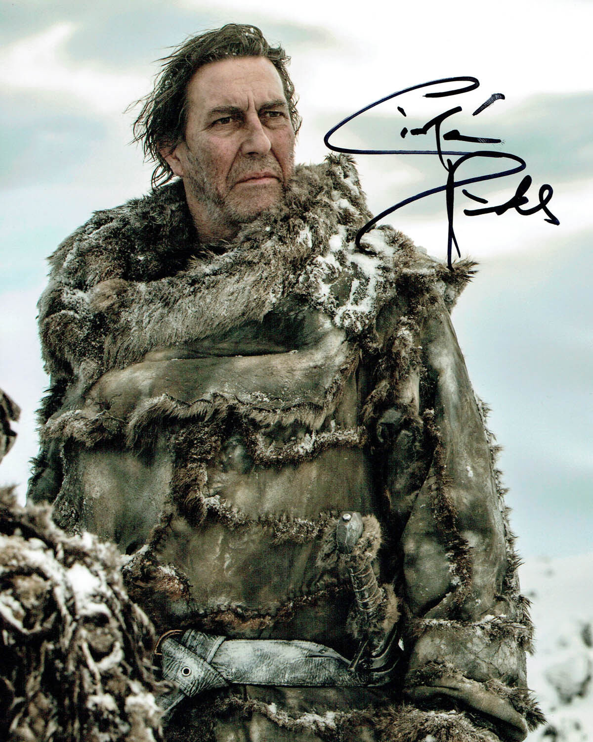 Ciaran HINDS Mance RAYDER SIGNED 10x8 Game of Thrones Photo Poster painting Autograph AFTAL COA