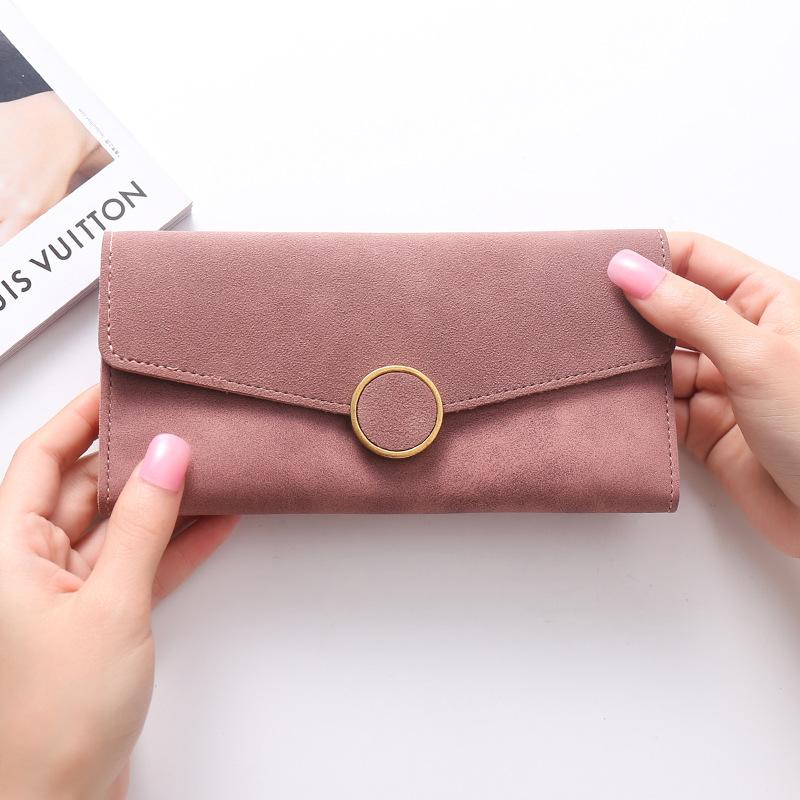 All-match stitching long card holder Multi-card position  bag