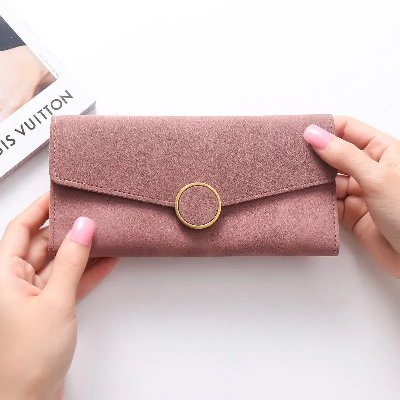 All-match stitching long card holder Multi-card position  bag