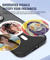 NFC Transmission DIY Round Screen Ink Screen Mobile Phone Case Suitable For Apple iPhone Series