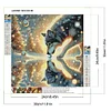 Diamond Painting-5D Full Round Drill Winter Wolf