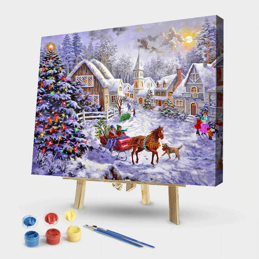 Christmas - Painting By Numbers - 50*40CM gbfke