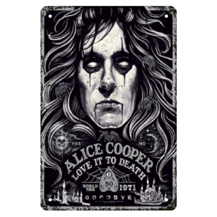 Alice Cooper - Vintage Tin Signs/Wooden Signs - 20*30cm/30*40cm