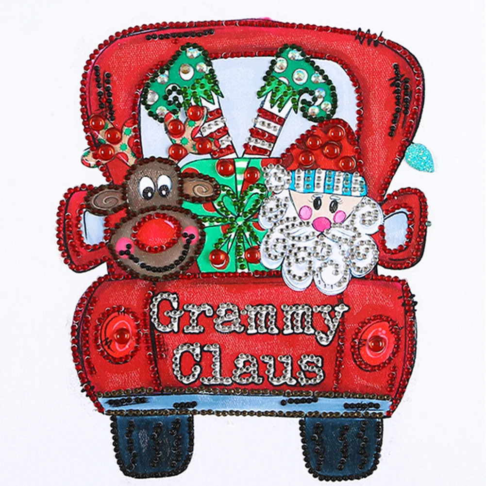 Art Santa Car - Partial Drill - Special Diamond Painting