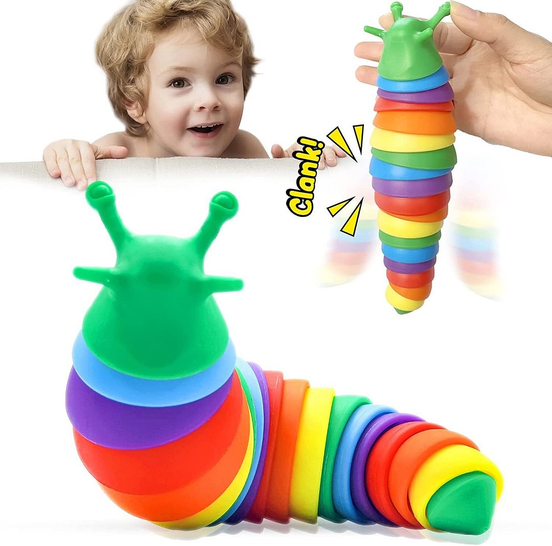  Hot Sale丨 April Fool's Day  gift for kids 丨Caterpillar and Slug Stress Relief Toy