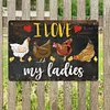 Chicken "I Love My Ladies" - Vintage Metal Signs(8*12Inch/12*16Inch) - Chicken