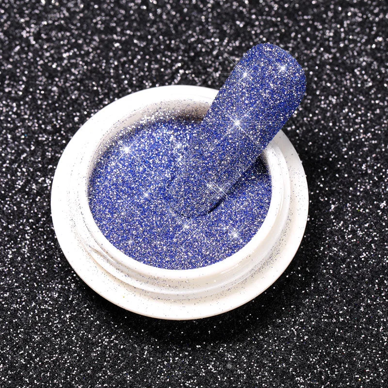 1Box Reflective Glitter Powder For Nails Iridescent Flakes Sequins Pigment Dust Manicures Decoration Chrome Pigment Polish Gel-Nail Inspo