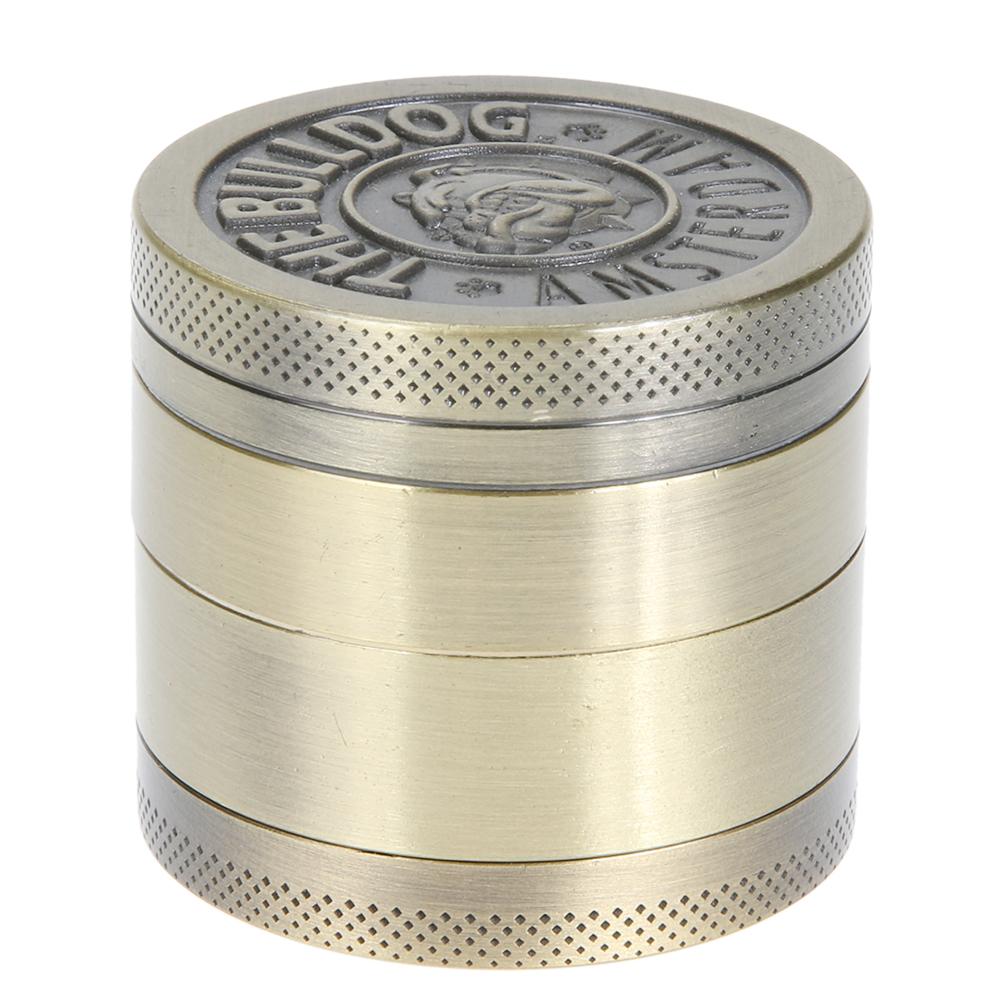 

4 Layers Manual Spice Grinder Retro Bronze Mini Herb Grinder(Random Style), 501 Original