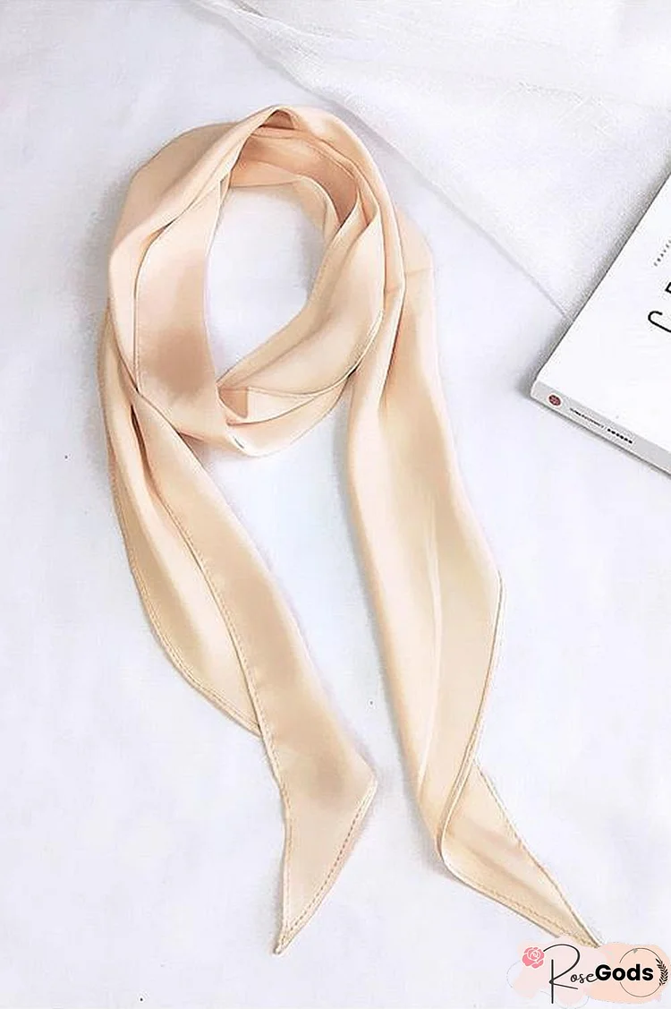 Solid Ribbon Scarf