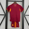 25/26 Kids AS Roma Soccer Jersey Home