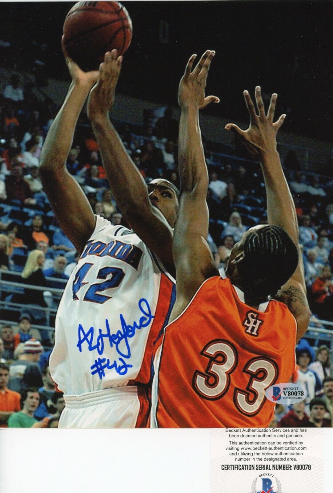 Al Horford Florida Gators Celtics Signed Autographed 8x10 Glossy Photo Poster painting Beckett