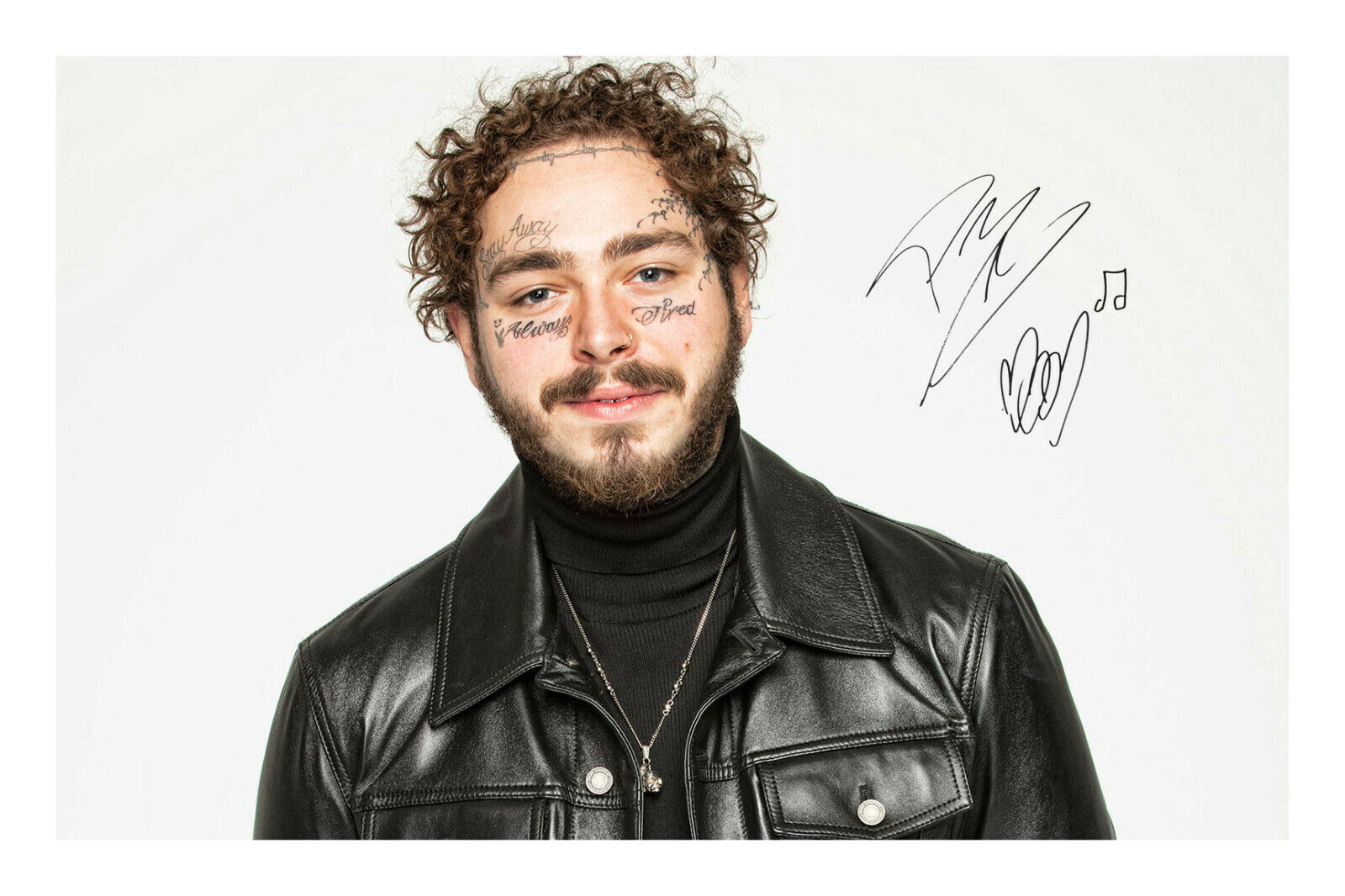 Post Malone Signed A4 Photo Poster painting Print Autograph Music