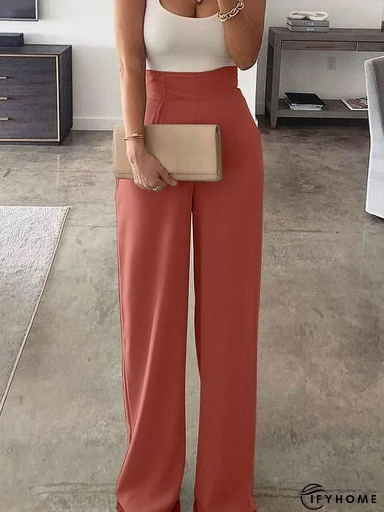 Solid Color Sleeveless Casual Jumpsuit for Women | IFYHOME