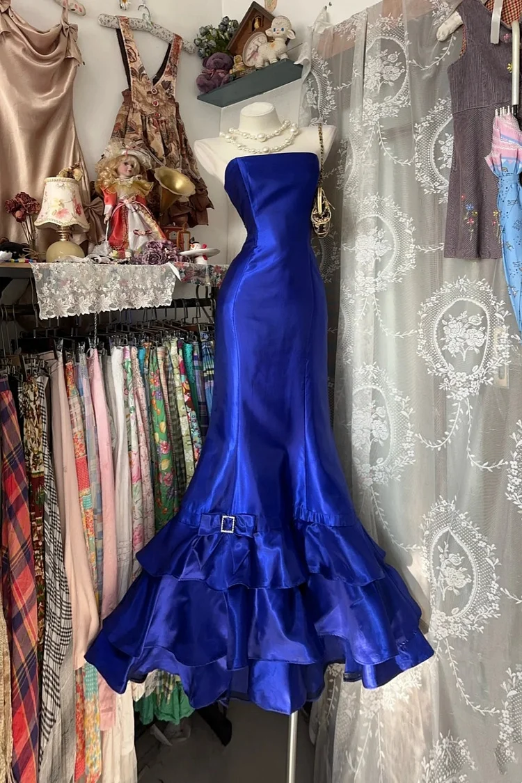 Retro Dress Exquisite long evening gown