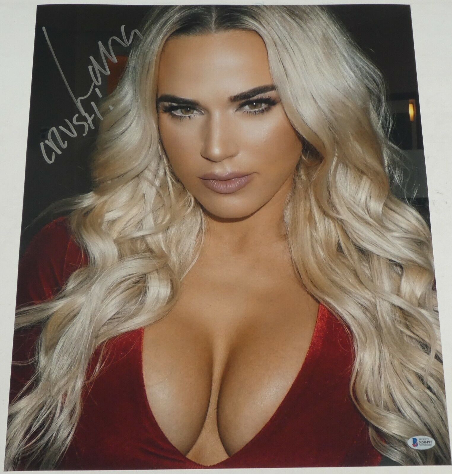 Lana Signed 16x20 Photo Poster painting BAS Beckett COA WWE Total Divas Picture Autograph Day 97