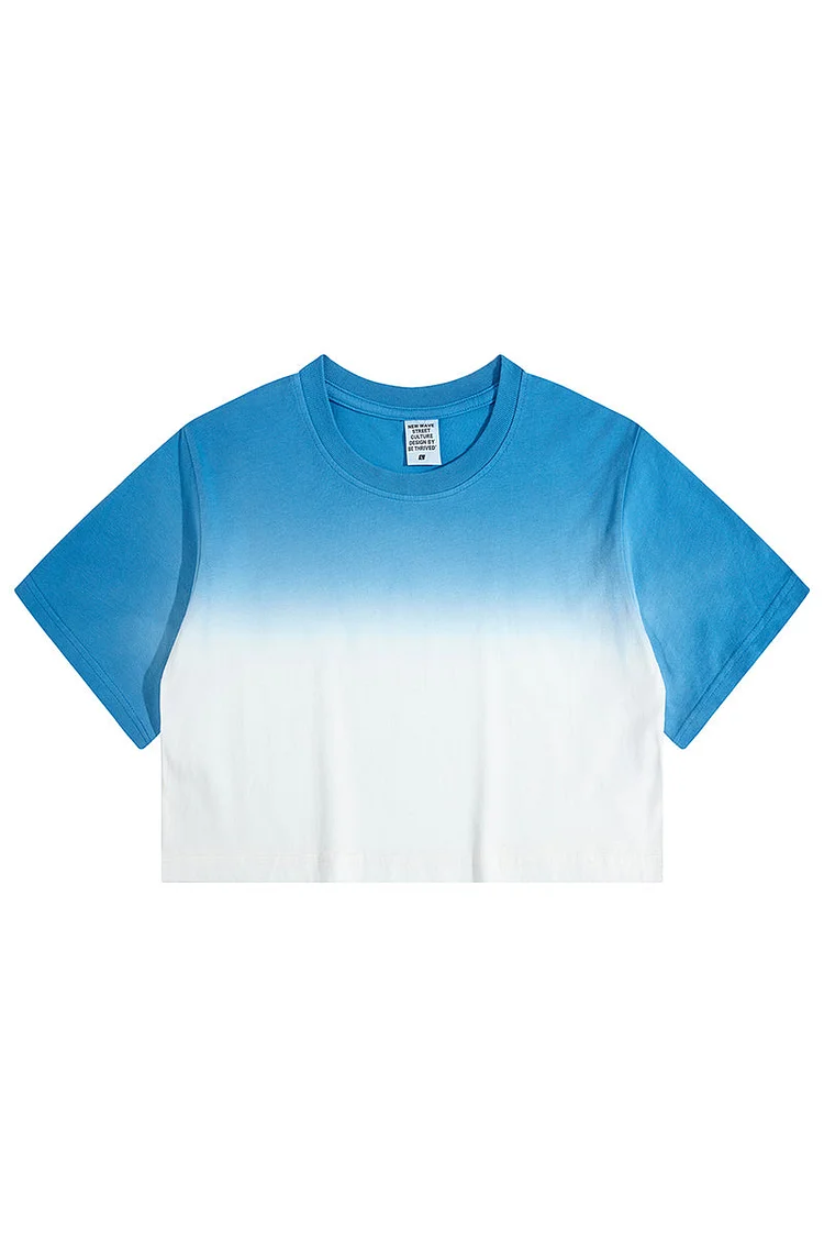 Gradient Crop Tee