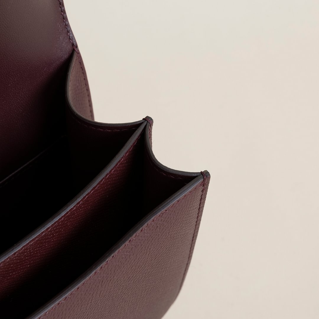 Constance 18CM Epsom 57 Bordeaux PHW