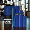3Pcs Beach Towel Microfiber Gym Towel Towel Set for Fitness Yoga Swimming Sports