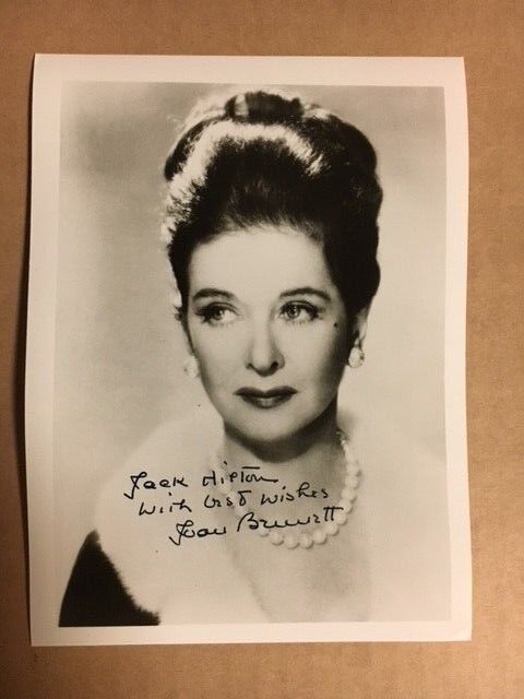 Joan Bennett Signed 5x7 Vintage Stunning Photo Poster painting Auction House COA