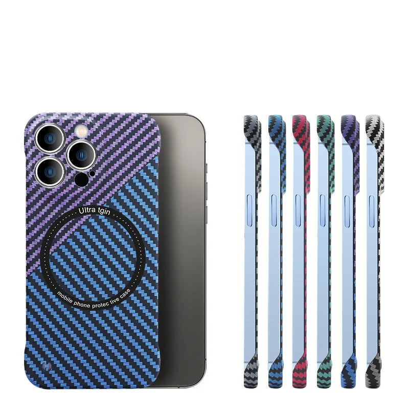 iPhone 14 Carbon Fiber Magnetic Case