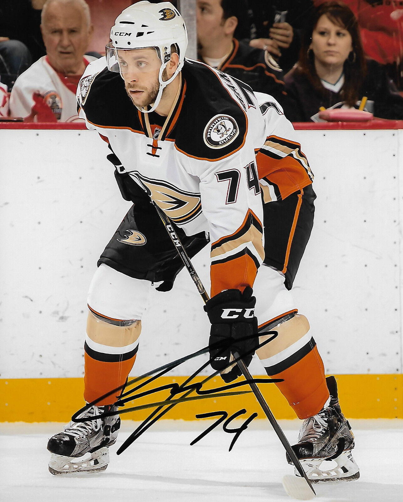 Anaheim Ducks Joseph Cramarossa Signed Autographed 8x10 Photo Poster painting COA C