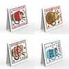 (US Only)12pcs DIY Calendar Diamond Painting Greeting Card for Bedroom Office Desk